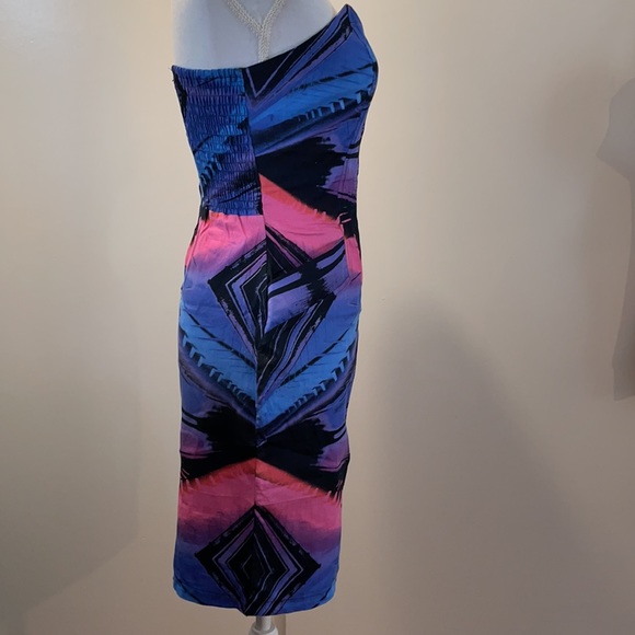 Women’s Motel Rocks Tiedye MIDI Dress small - Picture 3 of 7
